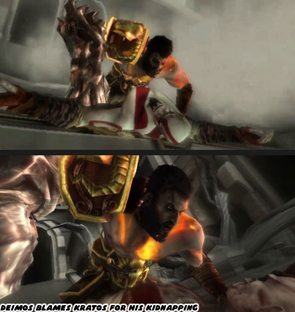 New God of War: Ghost of Sparta Skins Exposed, Deimos for God of