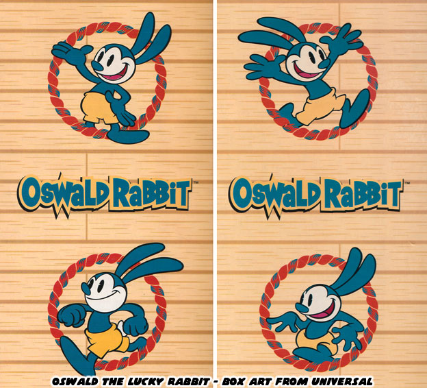 Lucky to knock. Oswald the Lucky Rabbit Horror.
