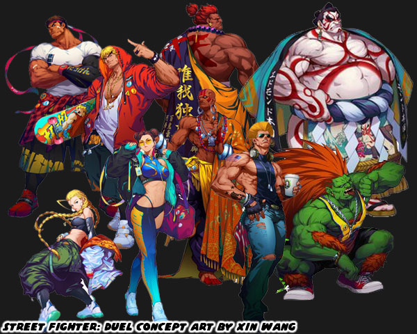 Which of the awesome Street Fighter: Duel street fashion designs