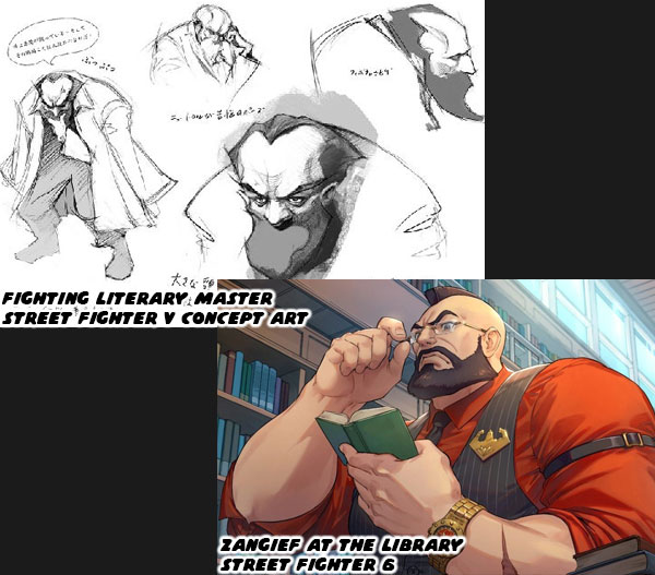 Zangief brings back some of his classic Street Fighter 2 win poses